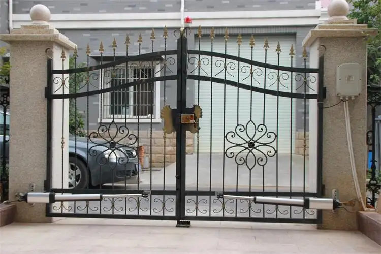 600kg satış çift kapı operatörü yanıp sönen ışık elektrikli salıncak Motor kapısı açacağı